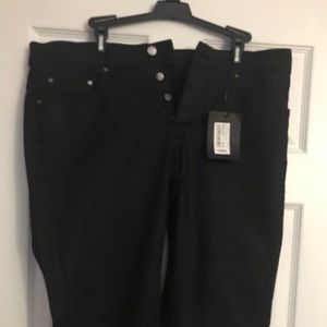 Ted Baker London Straight Fit Black denim